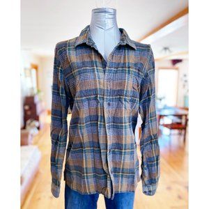 Toad & Co Men's Earthy Plaid Flannel Button Down